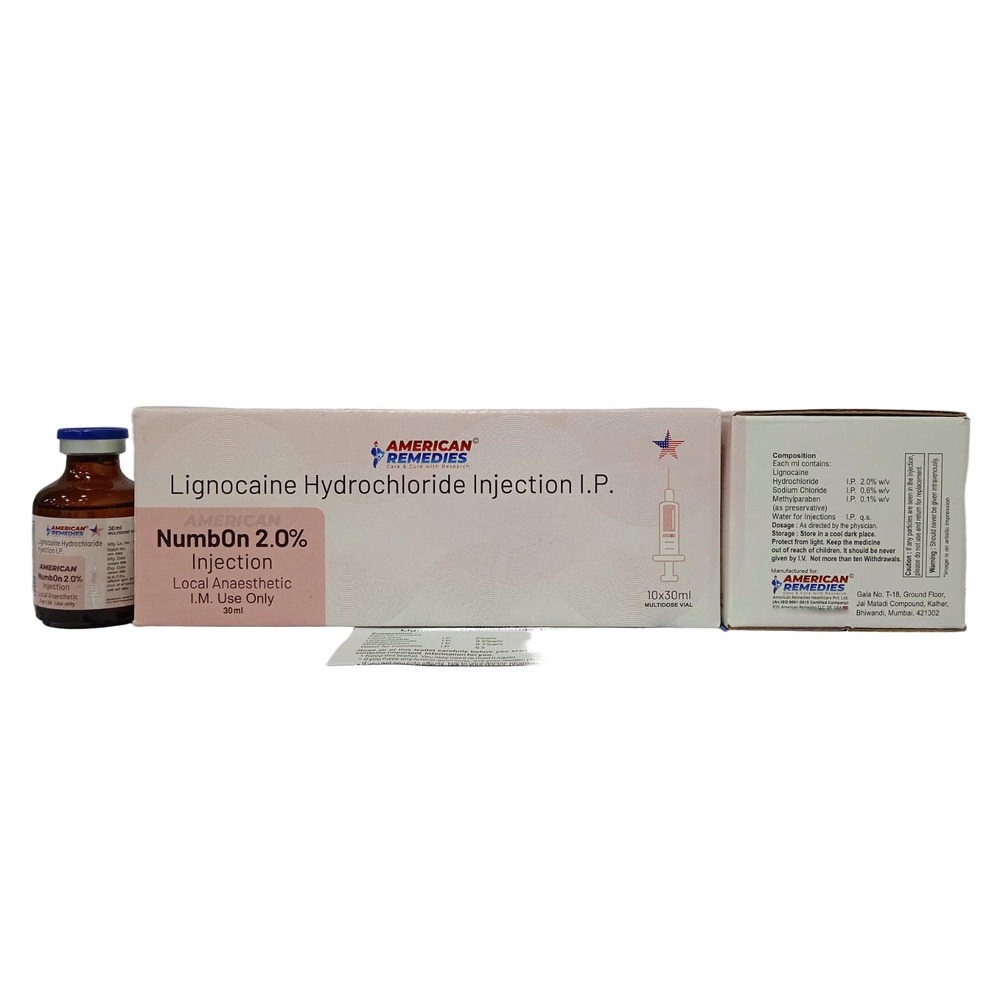 Lignocain Hydrochloride Injection - Drug Type: General Medicines