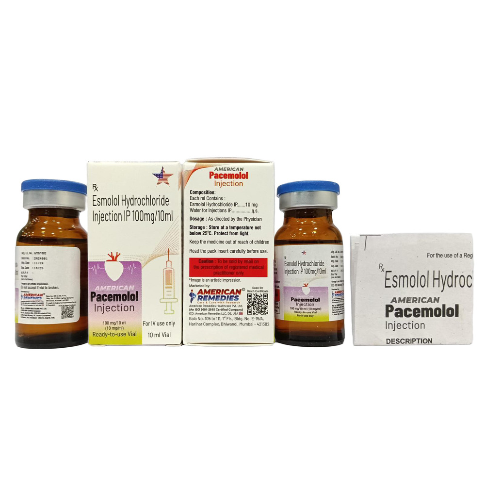 100Mg Esmolol Hydrochloride Injection - Drug Type: General Medicines