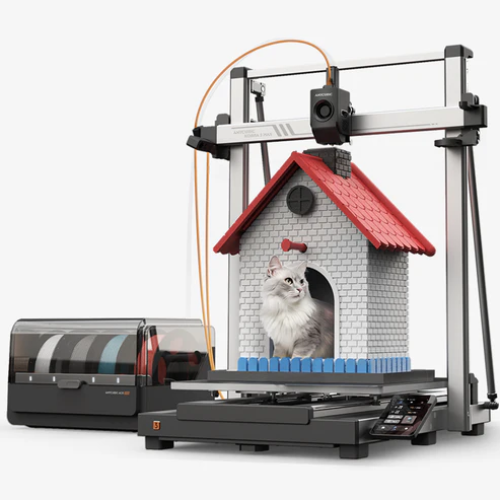 Anycubic Kobra 3 Max Combo High Speed  Ultra Large FDM 3D Printing System with Integrated MultiColor and Filament Drying Capabilities