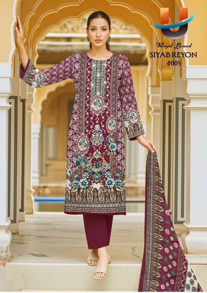 Royal Siyab Rayon Vol-2  Dress Material