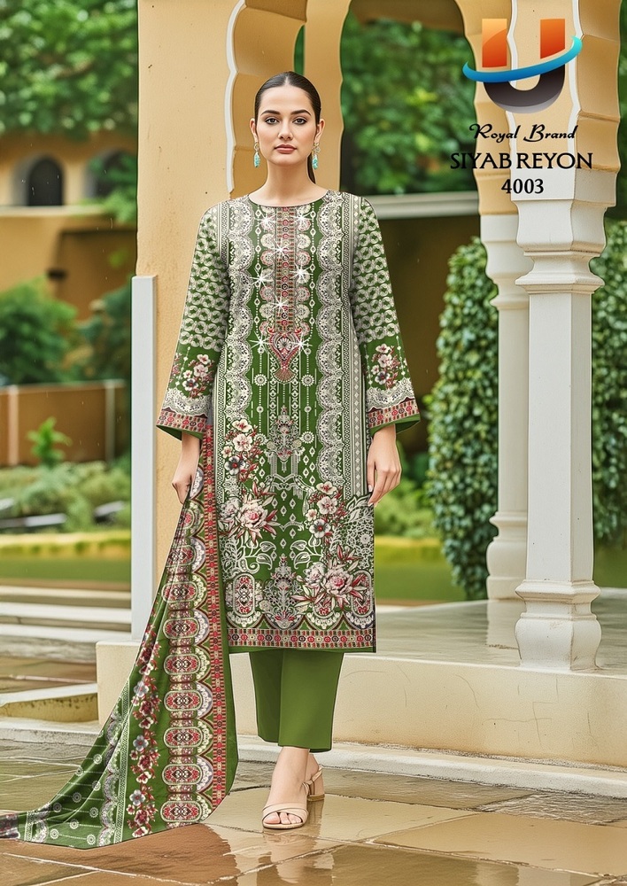 Royal Siyab Rayon Vol-2  Dress Material