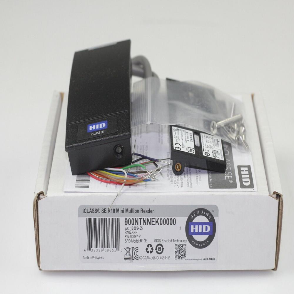 HID Iclass SE R10 Access Card Reader, Black