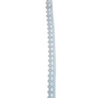 18mm Nylon Lace - Color: White
