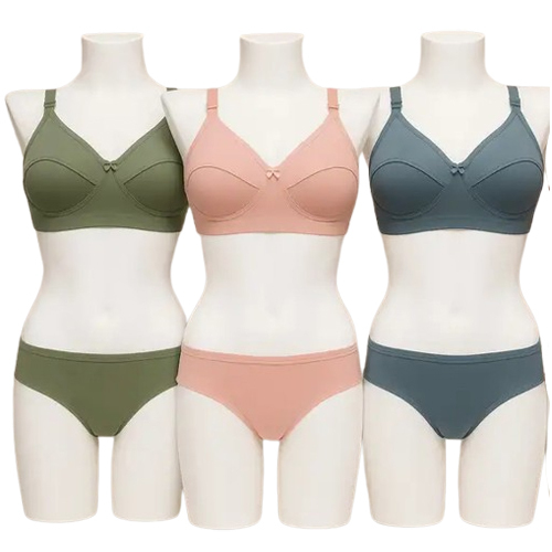 Bra And Panty Set - Color: Multicolor