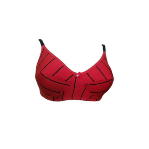 Ladies Hosiery Cotton Sports Bra - Color: Multicolor