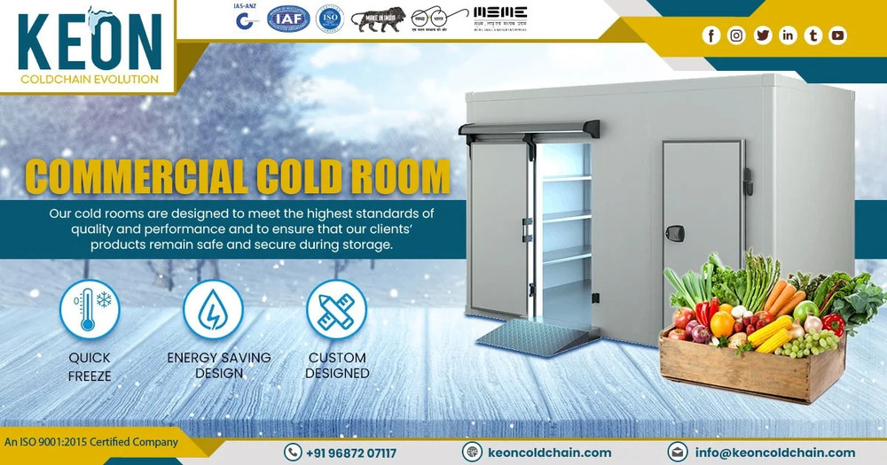 Commercial Cold Storage Room - Color: White
