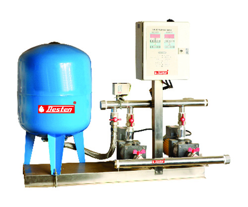 Twin Pump Booster System - Color: Blue