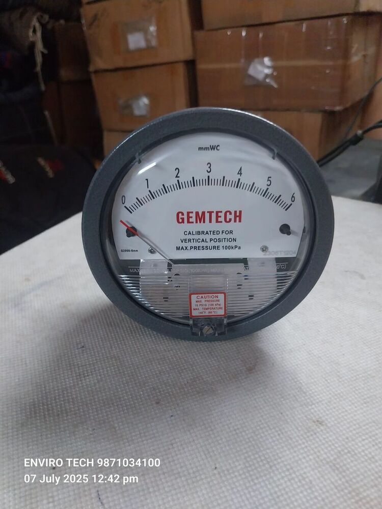 GEMTECH OMEGA DIFFERENTIAL PRESSURE GAUGE Near Gajanan Industrial Estate Ahmedabad