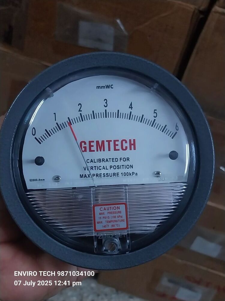 GEMTECH OMEGA DIFFERENTIAL PRESSURE GAUGE Near Gajanan Industrial Estate Ahmedabad