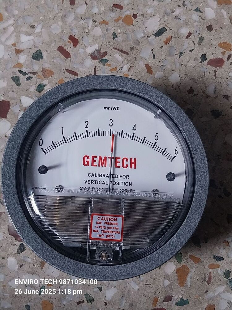 GEMTECH DIFFERENTIAL PRESSURE GAUGE NEAR AMBATTUR INDUSTRIAL ESTATE CHENNAI 600058