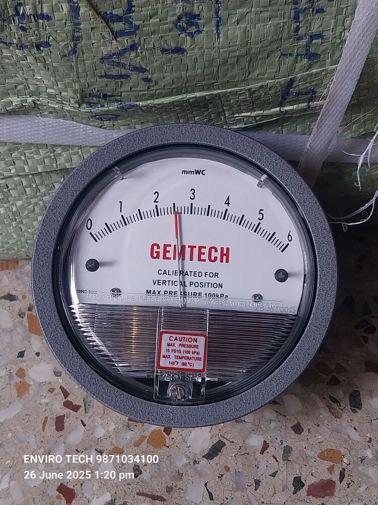 GEMTECH DIFFERENTIAL PRESSURE GAUGE NEAR AMBATTUR INDUSTRIAL ESTATE CHENNAI 600058
