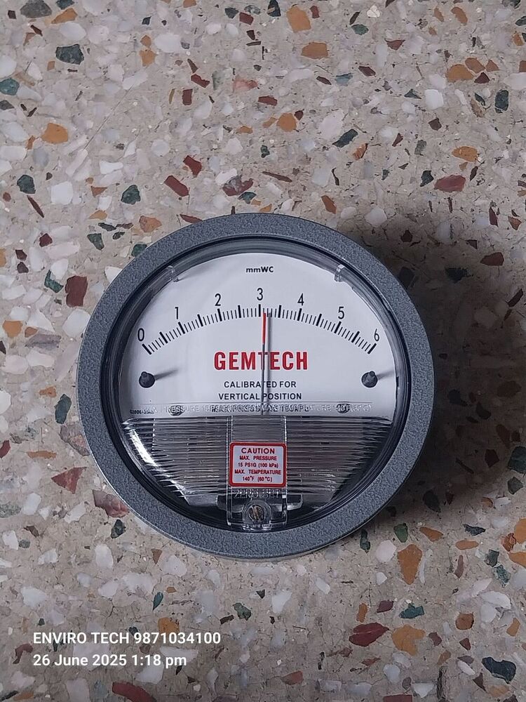 GEMTECH DIFFERENTIAL PRESSURE GAUGE NEAR AMBATTUR INDUSTRIAL ESTATE CHENNAI 600058