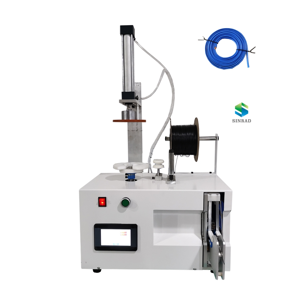 Automatic Flat Wire Winding and Binding Machine for Industrial Applications