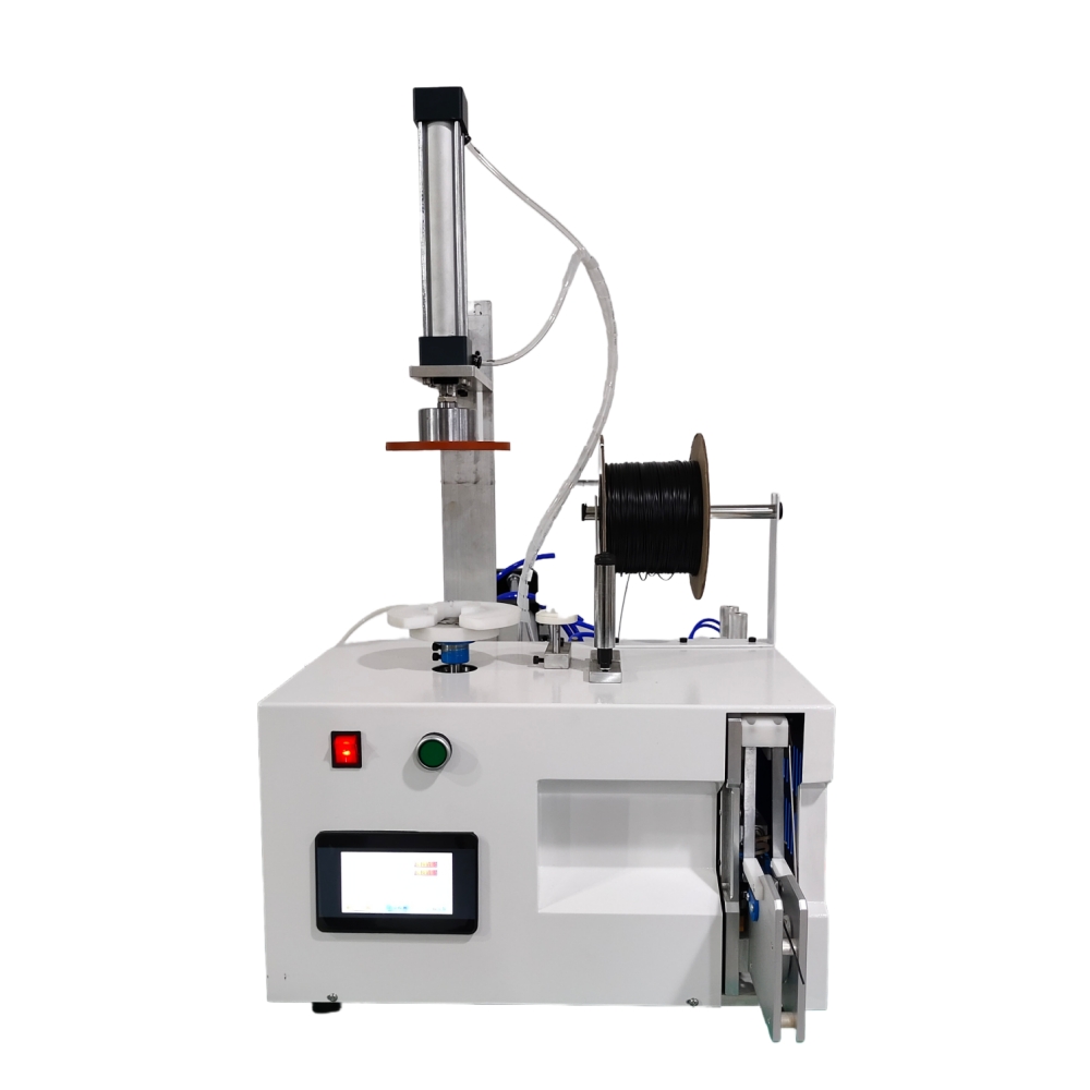 Automatic Flat Wire Winding and Binding Machine for Industrial Applications