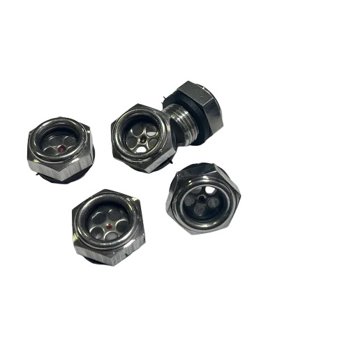 Hydraulic Oil Level Indicator - Color: Gray