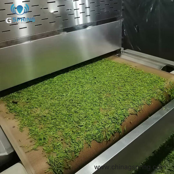 Industrial Microwave Green Tea Drying Fixation Machine