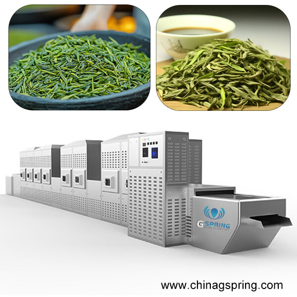 Microwave Green Tea Drying Fixation Machine