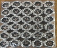 5 Inch Hydraulic Oil Level Indicator - Color: Silver
