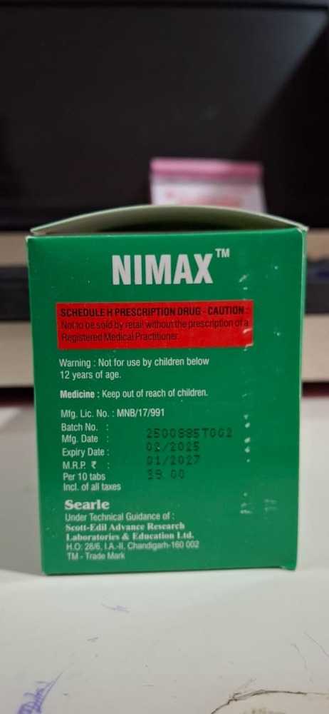 Nimesulide Tablets - Drug Type: General Medicines