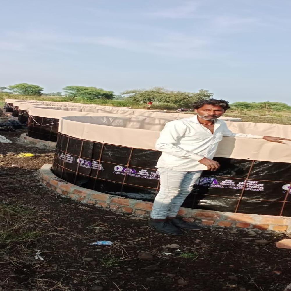 Biofloc Fish Farming Tank 6 diameter 950 GSM ( 22500 liter)