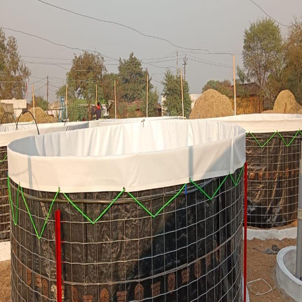 Biofloc Fish Farming Tank 7diameter 550 Gsm (30625 Liter) - Color: Black