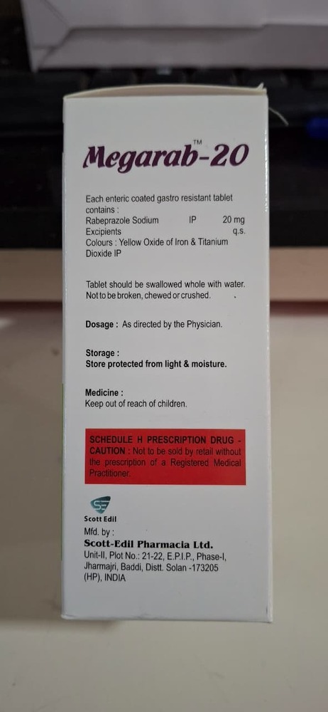 Rabeperazole 20 Mg Tablet - Drug Type: General Medicines