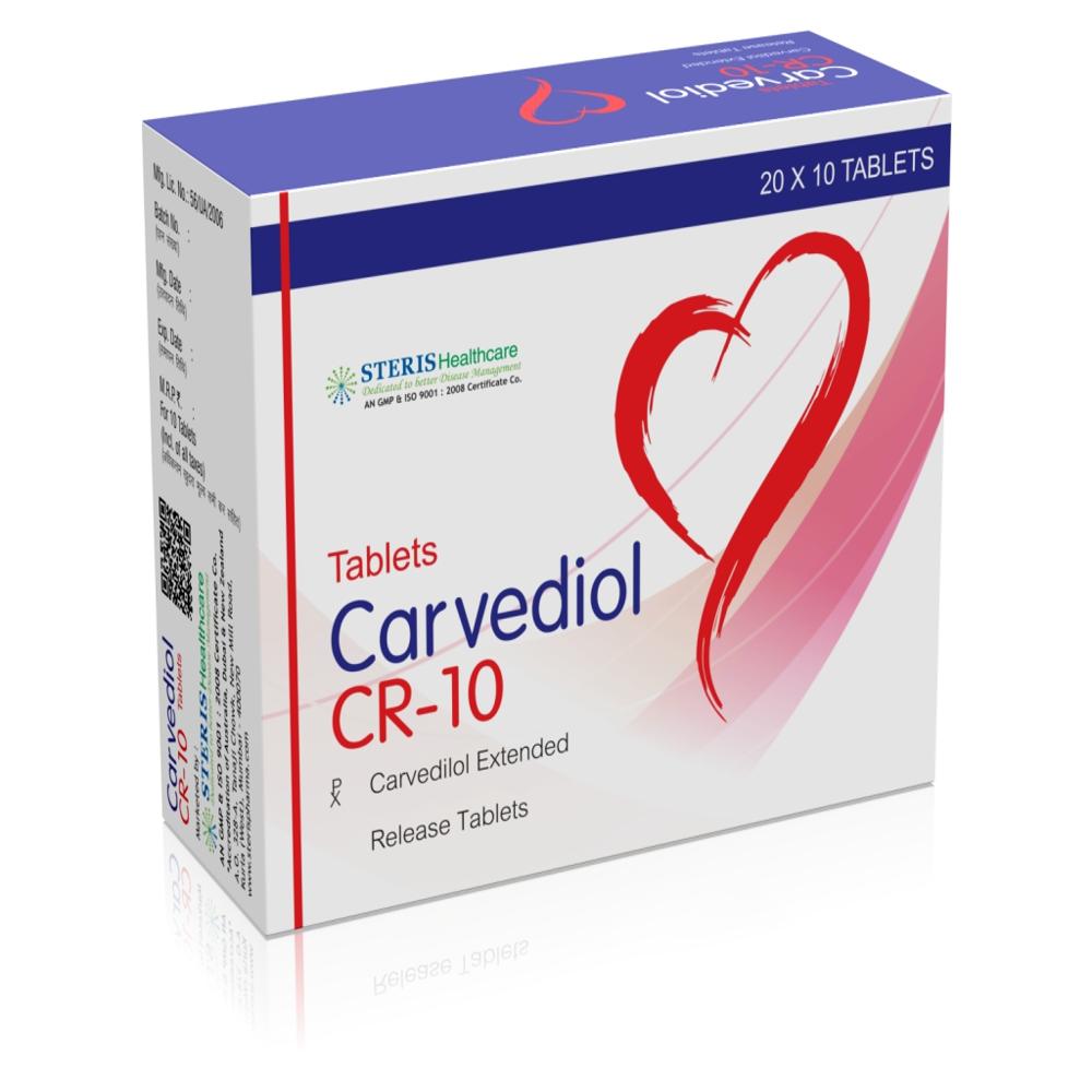 Carvedilol (10Mg) - Drug Type: General Medicines