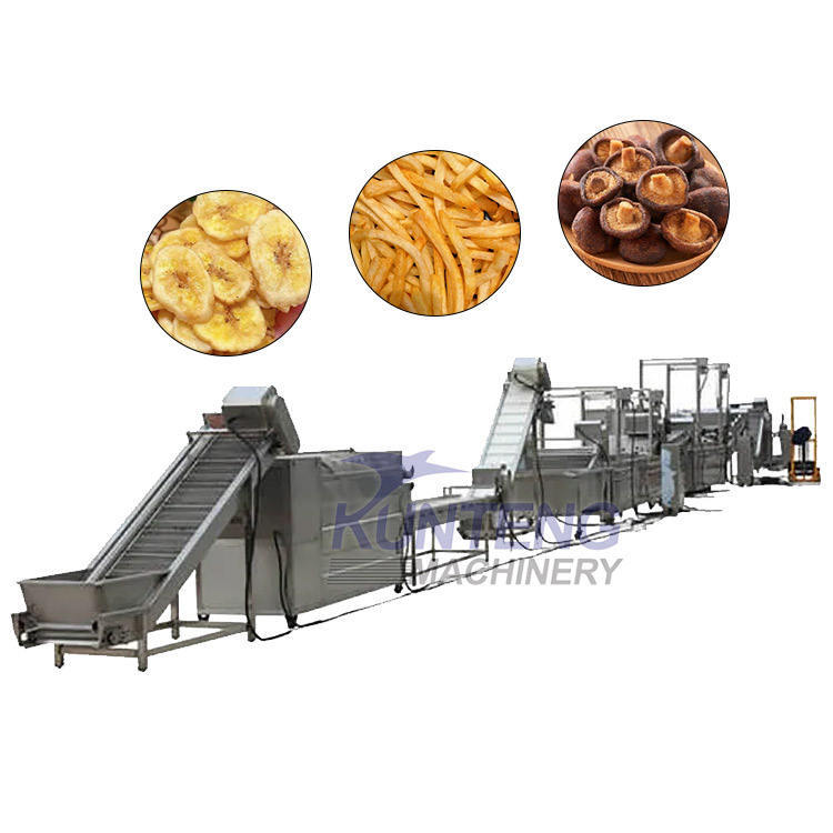 Automatic Frozen French Fries Fried Chicken Production Line