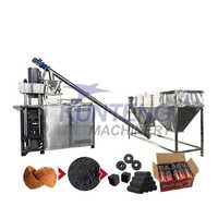 Wood Coconut Shell Sawdust Charcoal Briquette Machine Production Line