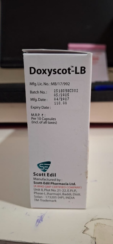 Doxcycline + Lactic Acid Bacillus Capsule - Drug Type: General Medicines