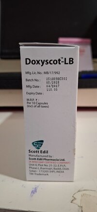 DOXCYCLINE + LACTIC ACID BACILLUS CAPSULE