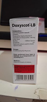 DOXCYCLINE + LACTIC ACID BACILLUS CAPSULE