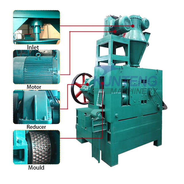 Hydrculic Forcing Press Sponge Iron Powder Briquetting Mineral Dry Powder Briquette Machine