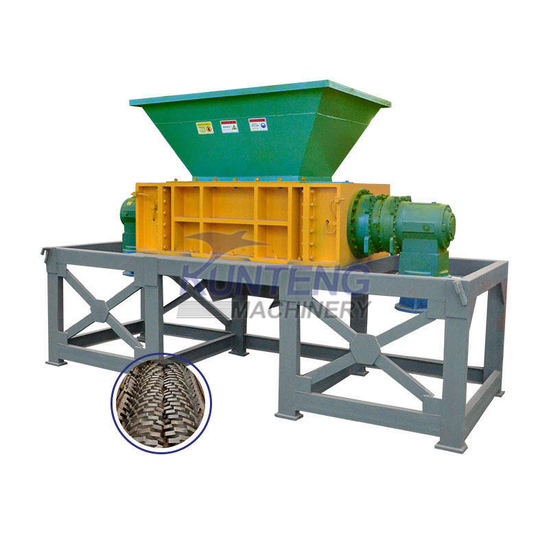 Waste Tire Shredder Car Waste Parts Shredder Household Waste Treatment Equipment - Application: Plastic