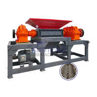 Double Shaft Shredder Waste Woven Bag Shredder Machine Clothing Shredder - Automatic Grade: Automatic