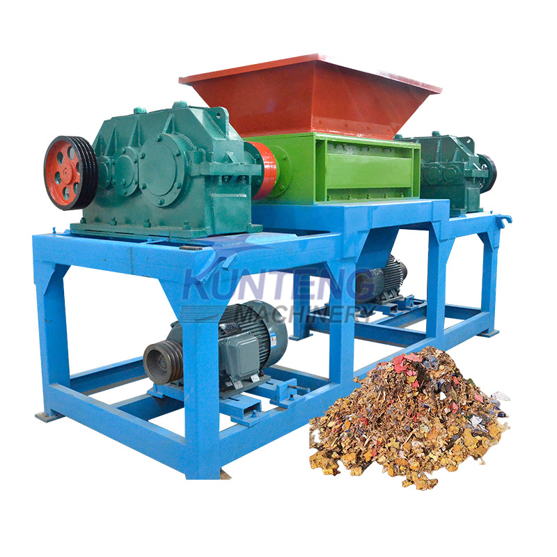 Cardboard shredder aged garbage shredding equipment industrial garbage shredding machine garbage treatment equipment