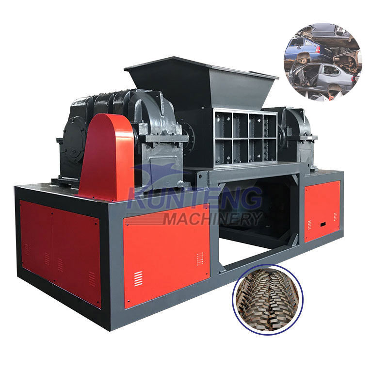 Two Shaft Shredder Used Car Shell Shredder Machine