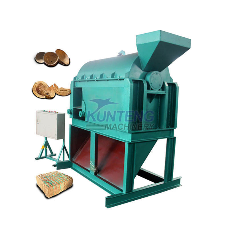 Palm Coconut Shell Fiber Extracting Machine
