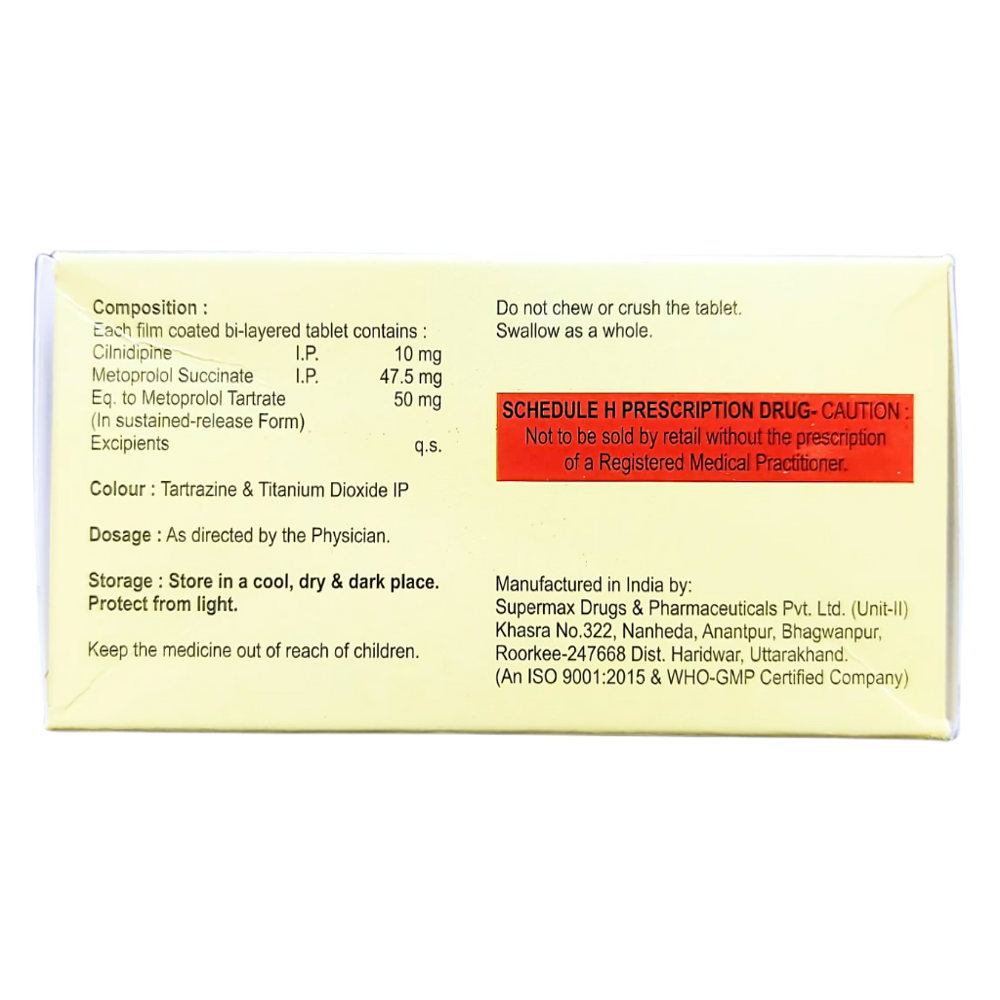 cilnidipine metoprolol