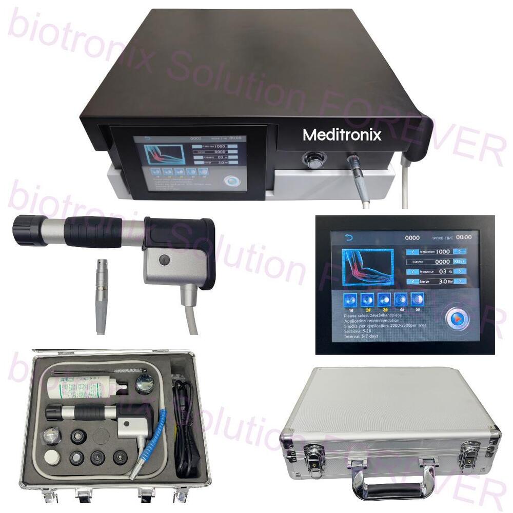 Pneumatic Radial ESWT Device-7 Heads, 10 Modes Shockwave Therapy Machine