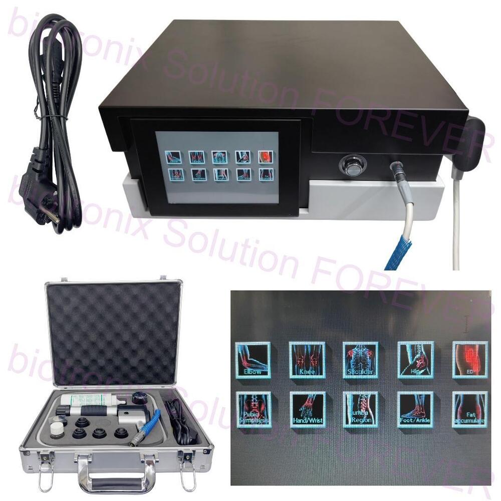 Pneumatic Radial ESWT Device-7 Heads, 10 Modes Shockwave Therapy Machine