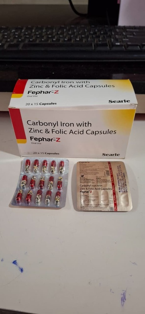 CARBONYL IRON + ZINC + FOLIC ACID CAPSULES