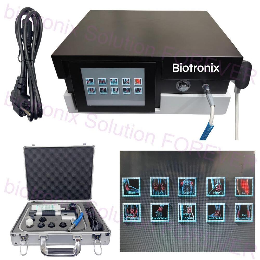 Air Compression Based Clinical Shockwave Therapy Device-1-22Hz, 0.5-12 Bar