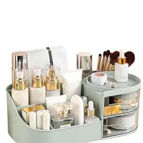Beauty Makeup Organizer - Color: Green