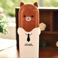 Bear Panda Toothbrush Holder