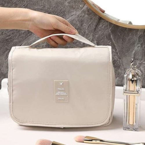Toiletry Or Makeup Bag For Travelling - Feature: Good Quality Leather