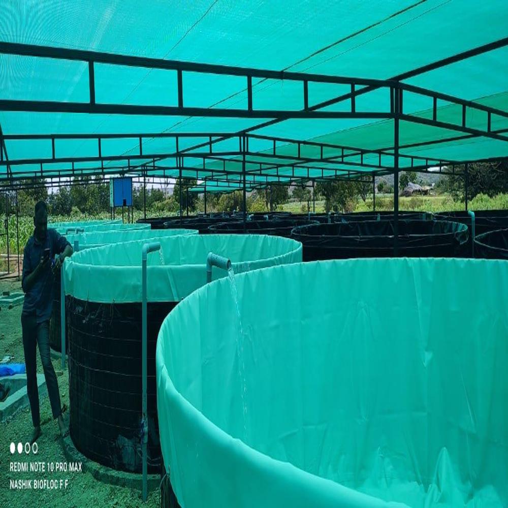 Biofloc Fish Farming Tank 9 diameter 550 GSM (50626 liter )