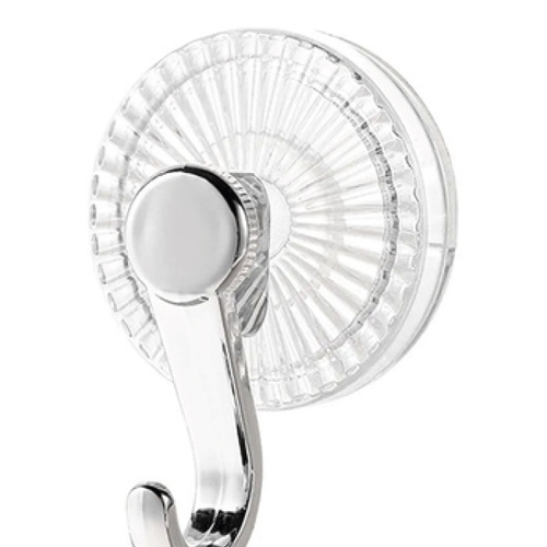 Vaccum Suction Cup Hook - Color: White