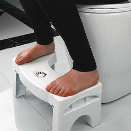Toilet Footstool - Color: White