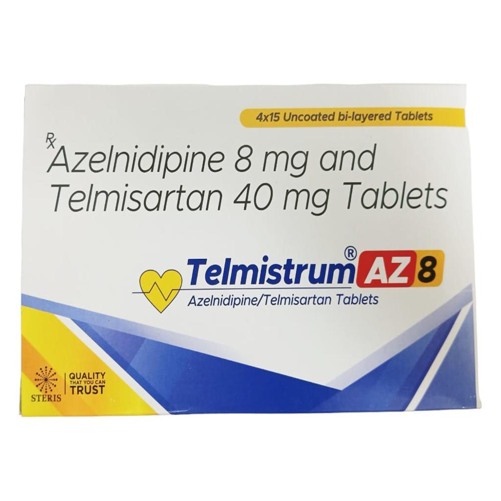 Azelnidipine 8 mg & Telmisartan 40 mg